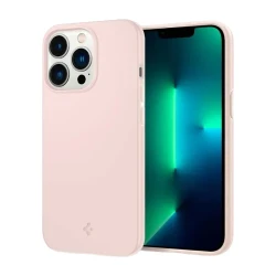 Husa Spigen iPhone 13 Pro, Thin Fit, Nisip roz flexmag.md