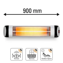 Электрический инфракрасный обогреватель Trotec IR2570S flexmag.md