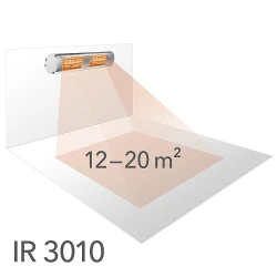 Электрический инфракрасный обогреватель Trotec IR 3010 flexmag.md