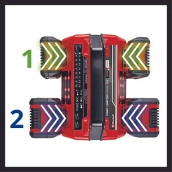 Incarcator acumulator Einhell PXC 2X2 QUATTRO flexmag.md