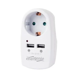 Încarcator Energenie EG-ACU2-02, Alb flexmag.md