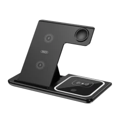 Încarcator wireless XO WX023, 15W, Negru flexmag.md