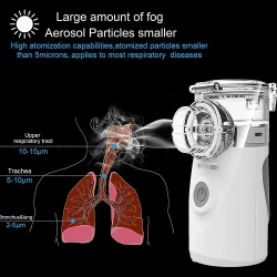 Inhalator nebulizator portabil Bebumi JZ-491S (Gray) flexmag.md
