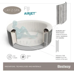 Jacuzzi SPA gonflabil Bestway Fiji AirJet flexmag.md