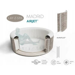 Jacuzzi SPA gonflabil Bestway Madrid AirJet flexmag.md