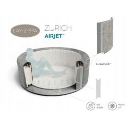 Jacuzzi SPA gonflabil Bestway Zurich AirJet flexmag.md