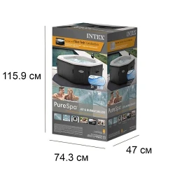 Jacuzzi Spa gonflabil Intex 28462 flexmag.md