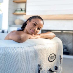 Jacuzzi SPA Intex Chevron Deluxe Square Bubble 28446 flexmag.md