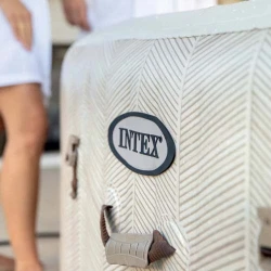 Jacuzzi SPA Intex Chevron Deluxe Square Bubble 28472 flexmag.md