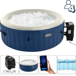 Jacuzzi SPA Intex PureSpa Bubble Blue 28486 flexmag.md