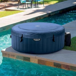 Jacuzzi SPA Intex PureSpa Bubble Blue 28486 flexmag.md
