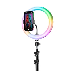 Lampa circulara Cellularline Selfie Ring Pro Multicolor – Universale flexmag.md