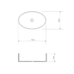 Lavoar pentru baie din sticla SanDonna ST-GL38-J flexmag.md
