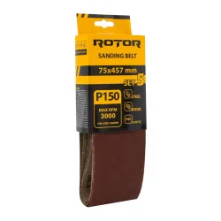 Абразивная лента Rotor P150 75x457мм (19935) flexmag.md