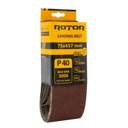 Абразивная лента Rotor P40 75x457мм (19931) flexmag.md