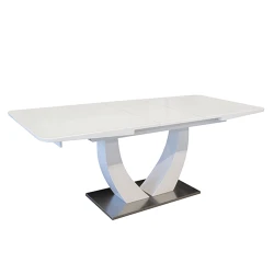 Masa extensibila pentru bucatarie Deco Dilon White flexmag.md