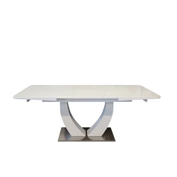 Masa extensibila pentru bucatarie Deco Dilon White flexmag.md