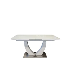 Masa extensibila pentru bucatarie Deco Dilon White flexmag.md