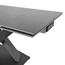 Стол расширяемый для кухни Deco HELIOS Grey flexmag.md