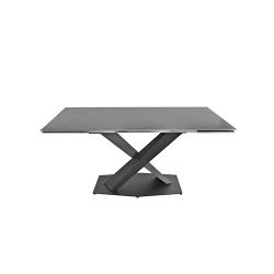 Стол расширяемый для кухни Deco HELIOS Grey flexmag.md