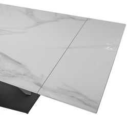 Masa extensibila pentru bucatarie Deco HELIOS White flexmag.md