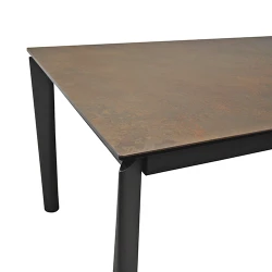 Masa extensibila pentru bucatarie Deco LIZA Rusty Italy Ceramic flexmag.md