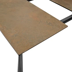 Masa extensibila pentru bucatarie Deco LIZA Rusty Italy Ceramic flexmag.md
