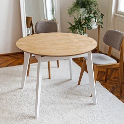 Masa extensibila pentru bucatarie Deco Mars White flexmag.md