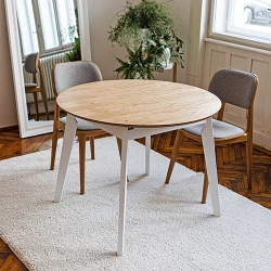Masa extensibila pentru bucatarie Deco Mars White flexmag.md