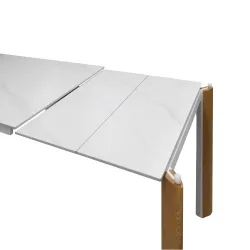 Masa extensibila pentru bucatarie Deco MBLD-SYF-BEG flexmag.md