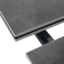 Masa extensibila pentru bucatarie Deco MBLD-SYF-DGRY flexmag.md