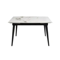 Стол раздвижной для кухни Deco MEELR120-HRIET-WHT flexmag.md