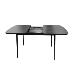 Стол раздвижной для кухни Deco MELA-JC-BLK flexmag.md