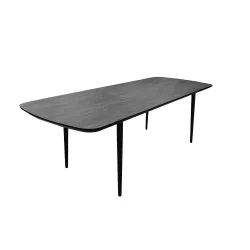 Стол раздвижной для кухни Deco MELA-JC-BLK flexmag.md