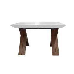 Masa extensibila pentru bucatarie Deco MMAD-MLLC-WHTITL flexmag.md