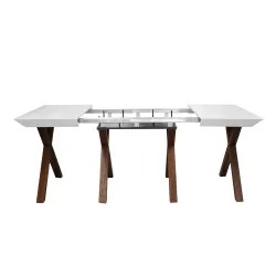 Masa extensibila pentru bucatarie Deco MMAD-MLLC-WHTITL flexmag.md