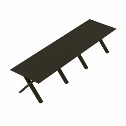 Masa extensibila pentru bucatarie Deco MMAD160-MLLC-BLK flexmag.md