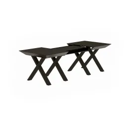 Masa extensibila pentru bucatarie Deco MMAD160-MLLC-BLK flexmag.md
