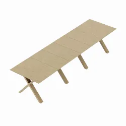 Masa extensibila pentru bucatarie Deco MMAD160-MLLC-WDN flexmag.md