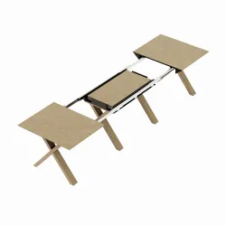 Masa extensibila pentru bucatarie Deco MMAD160-MLLC-WDN flexmag.md