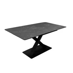 Стол раздвижной для кухни Deco MMLA-JC-BLKWHT flexmag.md