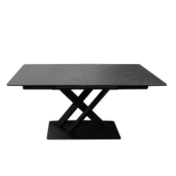 Masa extensibila pentru bucatarie Deco MMLA-JC-BLKWHT flexmag.md