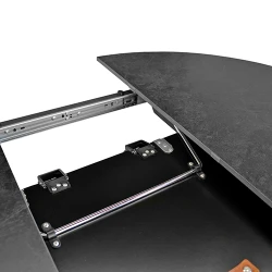 Masa extensibila pentru bucatarie Deco Pina Dark Grey flexmag.md