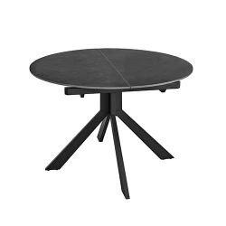 Стол раздвижной для кухни Deco Pina Dark Grey flexmag.md