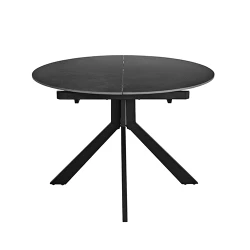 Masa extensibila pentru bucatarie Deco Pina Dark Grey flexmag.md