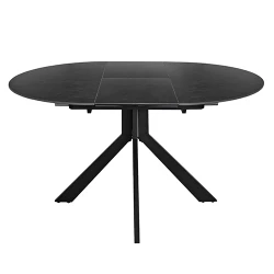 Masa extensibila pentru bucatarie Deco Pina Dark Grey flexmag.md