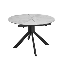 Masa extensibila pentru bucatarie Deco Pina Luka White flexmag.md