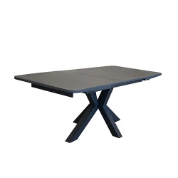Masa extensibila pentru bucatarie Deco Ria Dark Grey flexmag.md