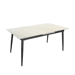 Masa extensibila pentru bucatarie Deco Vanessa White Sapphire flexmag.md