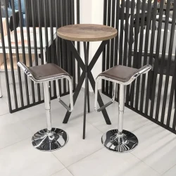 Стол барный Deco Kleo Brown flexmag.md